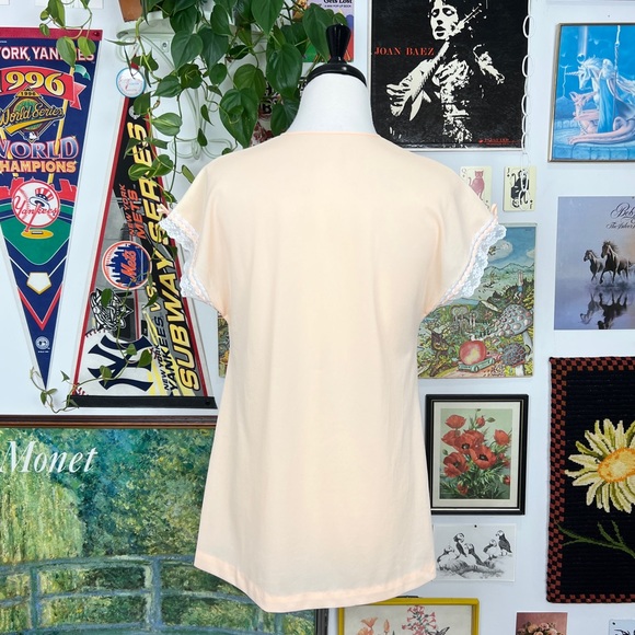 Vintage Open Front Lace Chemise - Picture 5 of 8